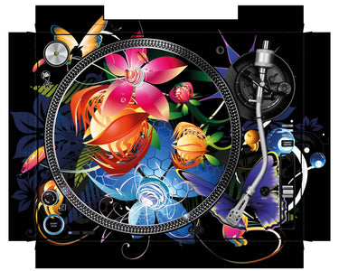 Pioneer DJ PLX 1000 Skin Lotus Garden